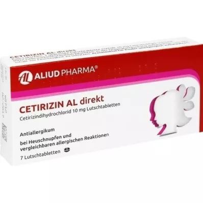 CETIRIZIN AL directe zuigtabletten, 7 st