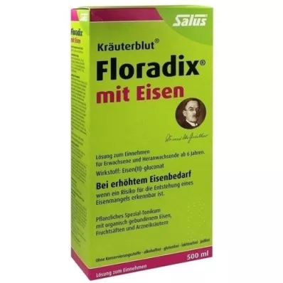 FLORADIX met ijzerdrank, 500 ml FLORADIX met ijzerdrank, 500 ml