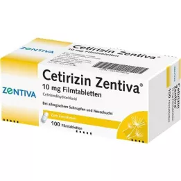 CETIRIZIN Zentiva 10 mg filmomhulde tabletten, 100 stuks