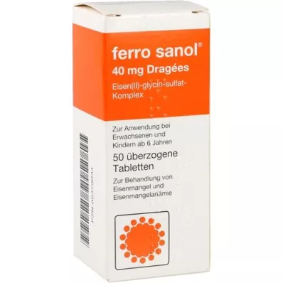 FERRO SANOL omhulde tabletten, 50 stuks