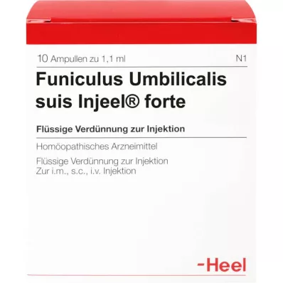 FUNICULUS UMBILICALIS suis Injeel forte ampullen, 10 stuks