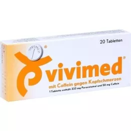 VIVIMED met cafeïne tegen hoofdpijntabletten, 20 st