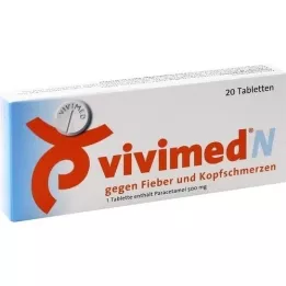 VIVIMED N tegen koorts en hoofdpijn tabletten, 20 stuks