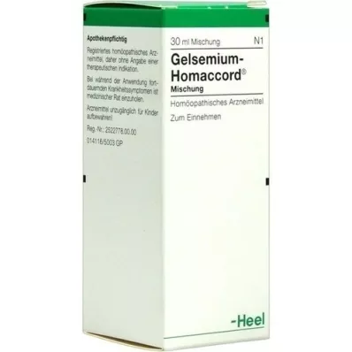 GELSEMIUM HOMACCORD Druppels, 30 ml GELSEMIUM HOMACCORD Druppels, 30 ml