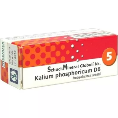 SCHUCKMINERAL Bolletjes 5 Kalium fosforicum D6, 7,5 g SCHUCKMINERAL Bolletjes 5 Kalium fosforicum D6, 7,5 g