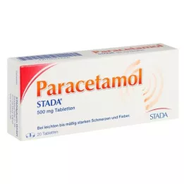 PARACETAMOL STADA 500 mg tabletten, 20 stuks