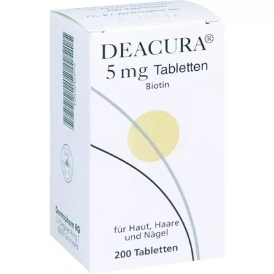 DEACURA 5 mg tabletten, 200 st DEACURA 5 mg tabletten, 200 st