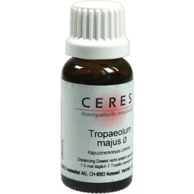 CERES Tropaeolum majus moedertinctuur, 20 ml CERES Tropaeolum majus moedertinctuur, 20 ml
