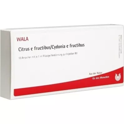 CITRUS E FRUCTIBUS/Cydonia e fructibus ampullen, 10X1 ml CITRUS E FRUCTIBUS/Cydonia e fructibus ampullen, 10X1 ml
