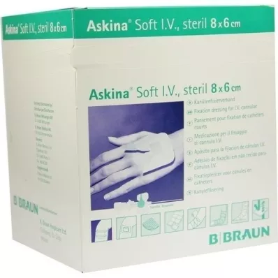 ASKINA Zachte I.V. wondverband 6x8 cm, 50 st ASKINA Zachte I.V. wondverband 6x8 cm, 50 st