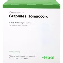 GRAPHITES HOMACCORD Ampullen, 100 stuks