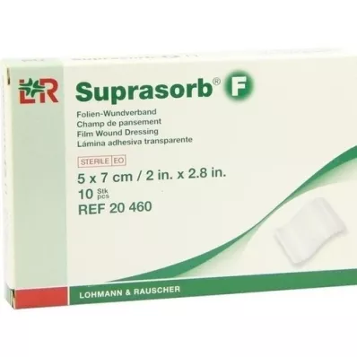 SUPRASORB F Folie-wondverband 5x7 cm steriel, 10 stuks SUPRASORB F Folie-wondverband 5x7 cm steriel, 10 stuks