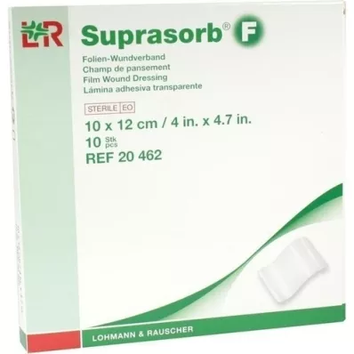 SUPRASORB F Folie-wondverband 10x12 cm steriel, 10 st SUPRASORB F Folie-wondverband 10x12 cm steriel, 10 st