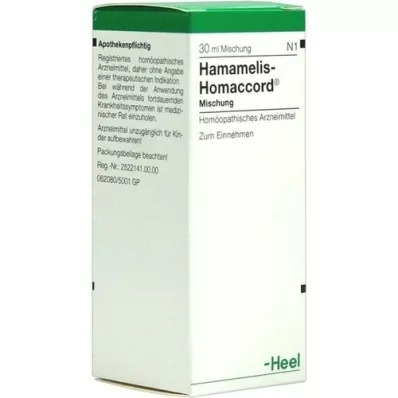 HAMAMELIS HOMACCORD Druppels, 30 ml HAMAMELIS HOMACCORD Druppels, 30 ml