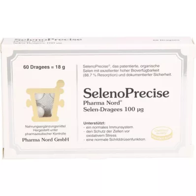 SELENOPRECISE 100 μg Pharma Nord dragees, 60 st SELENOPRECISE 100 μg Pharma Nord dragees, 60 st