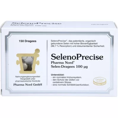 SELENOPRECISE 100 μg Pharma Nord dragees, 150 stuks SELENOPRECISE 100 μg Pharma Nord dragees, 150 stuks