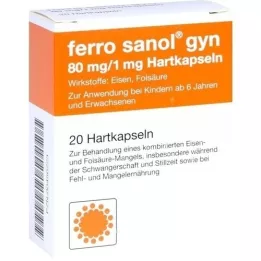 FERRO SANOL gyn Hartkaps.m.msr.überz.Pellets, 20 stuks