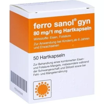 FERRO SANOL gyn Hartkaps.m.msr.überz.Pellets, 50 stuks