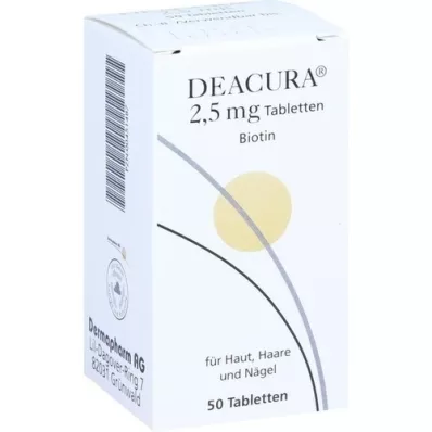 DEACURA 2,5 mg tabletten, 50 stuks
