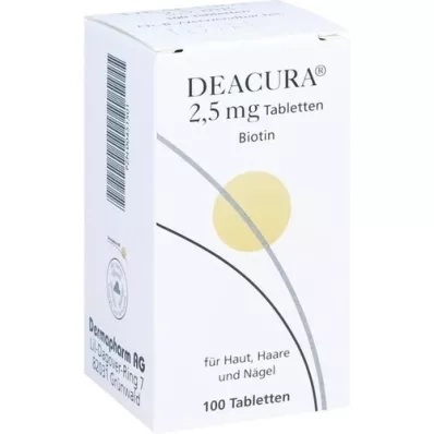 DEACURA 2,5 mg tabletten, 100 stuks
