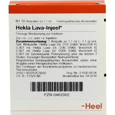 HEKLA LAVA Injeel-ampullen, 10 stuks HEKLA LAVA Injeel-ampullen, 10 stuks