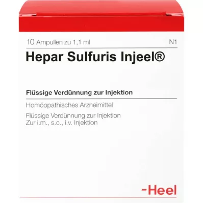 HEPAR SULFURIS INJEEL Ampullen, 10 stuks HEPAR SULFURIS INJEEL Ampullen, 10 stuks