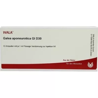 GALEA aponeurotica GL D 30 ampullen, 10X1 ml GALEA aponeurotica GL D 30 ampullen, 10X1 ml