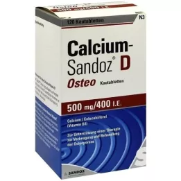 CALCIUM SANDOZ D Osteo 500 mg/400 IE kauwtablet, 120 stuks