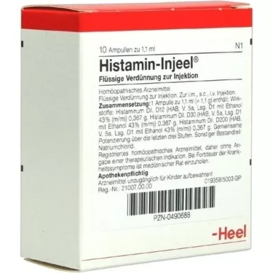 HISTAMIN Injeel-ampullen, 10 stuks