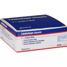 LEUKOTAPE Klassiek 2 cmx10 m wit, 1 st