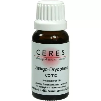 CERES Ginkgo dryopteris comp. druppels, 20 ml CERES Ginkgo dryopteris comp. druppels, 20 ml