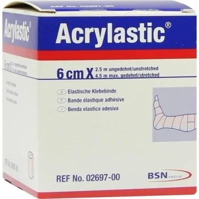 ACRYLASTIC 6 cm x 2,5 m verband, 1 stuk ACRYLASTIC 6 cm x 2,5 m verband, 1 stuk