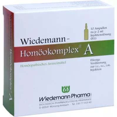 WIEDEMANN Homeocomplex A ampullen, 10X2 ml