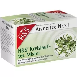 H&S Circulatie Thee Maretak Filterzak, 20X2,0 g