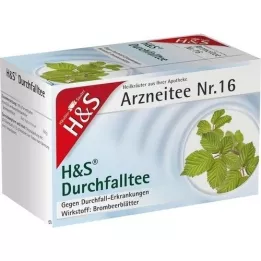 H&amp;S Diarree theefilterzakjes, 20X1,5 g