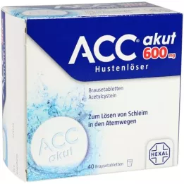 ACC acuut 600 bruistabletten, 40 st