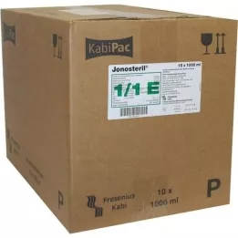 JONOSTERIL Kunststof infuusoplossing, 10X1000 ml