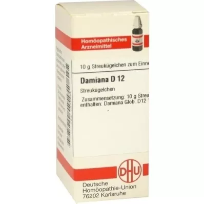 DAMIANA D 12 bolletjes, 10 g DAMIANA D 12 bolletjes, 10 g