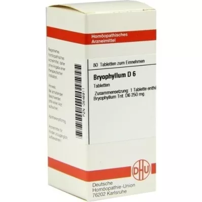 BRYOPHYLLUM D 6 tabletten, 80 st BRYOPHYLLUM D 6 tabletten, 80 st