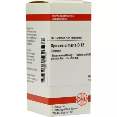 SPIRAEA ULMARIA D 12 tabletten, 80 st SPIRAEA ULMARIA D 12 tabletten, 80 st