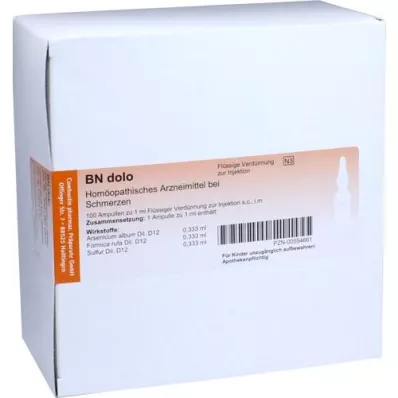 BN dolo ampullen, 10x10 st BN dolo ampullen, 10x10 st