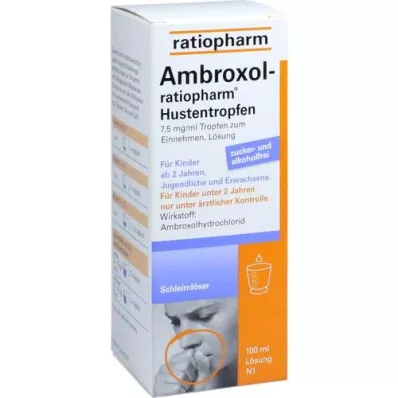 AMBROXOL-ratiopharm hoestdruppels, 100 ml AMBROXOL-ratiopharm hoestdruppels, 100 ml