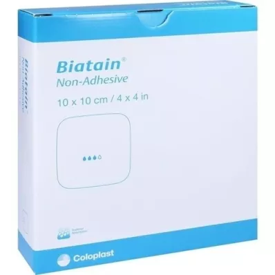 BIATAIN Schuimverband 10x10 cm niet-klevend, 10 stuks BIATAIN Schuimverband 10x10 cm niet-klevend, 10 stuks