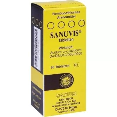 SANUVIS Tabletten, 80 st