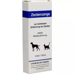 ZECKENZANGE van metaal, 1 stuk