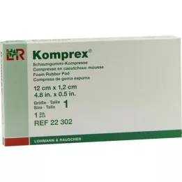 KOMPREX Schuimrubber compr. maat 1 nierpasvorm, 1 stuk