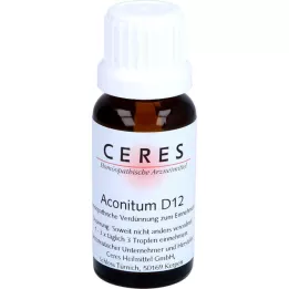 CERES Aconitum D 12 Verdunning, 20 ml