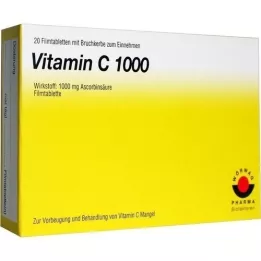 VITAMIN C 1000 filmomhulde tabletten, 20 stuks