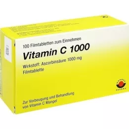 VITAMIN C 1000 filmomhulde tabletten, 100 stuks