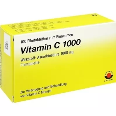 VITAMIN C 1000 filmomhulde tabletten, 100 stuks